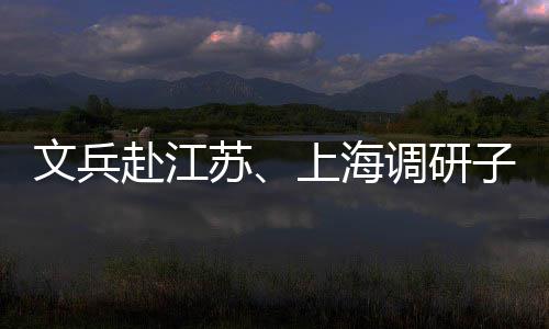 文兵子企重点赴江调研项目业及苏上海
